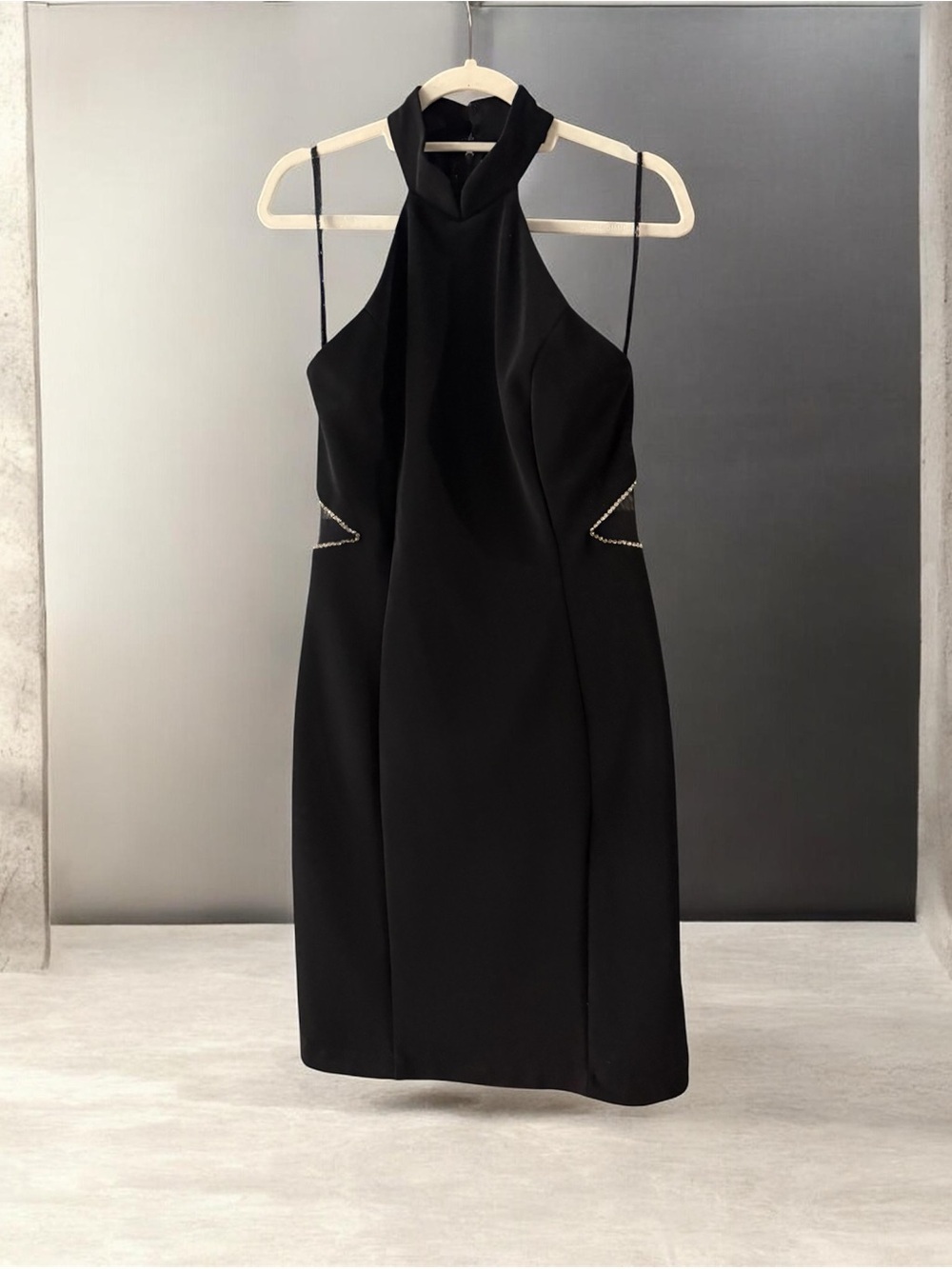 Betsy & Adam Black Cocktail Dress Women's Small